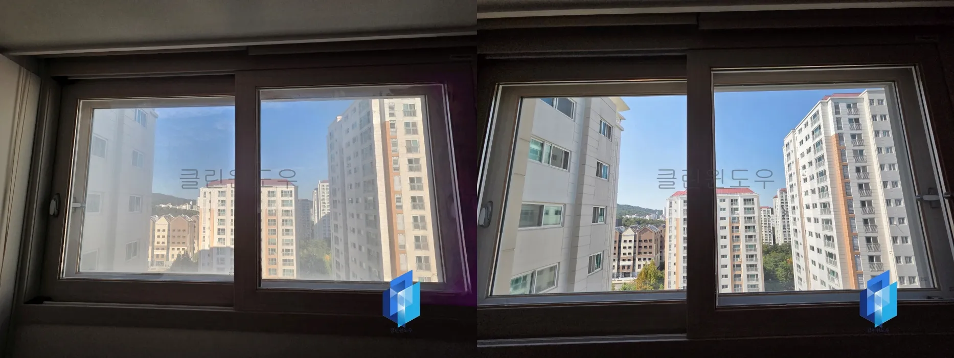 [은평 고층아파트 외창청소] 은평뉴타운 유리창청소 전문업체